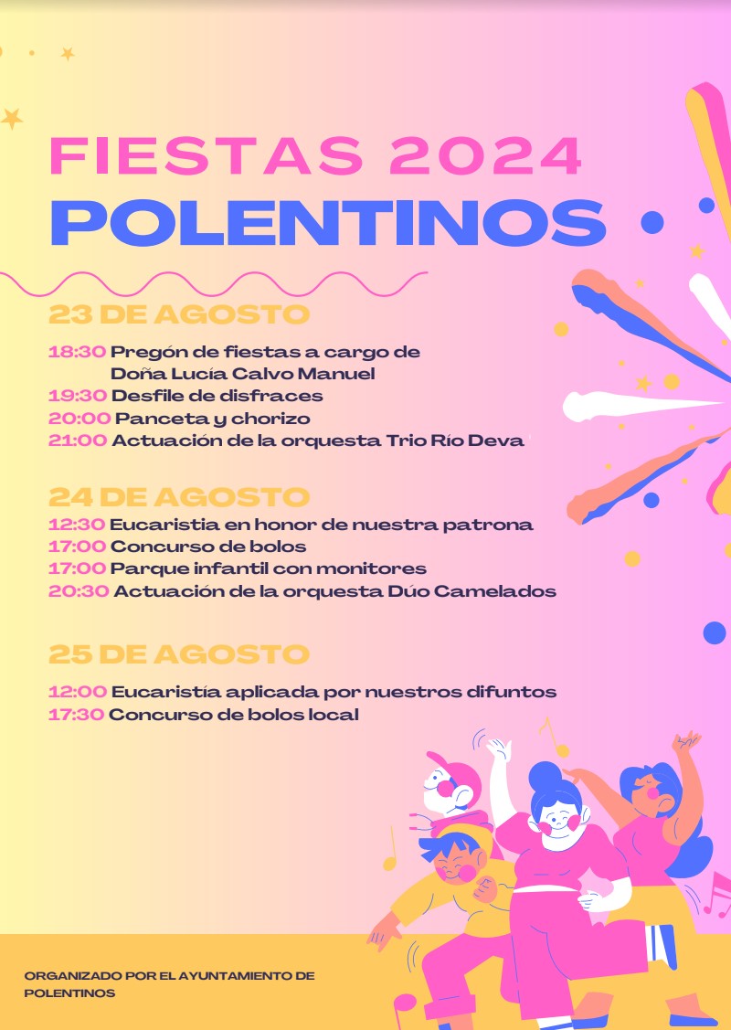 FIESTAS PATRONALES 2024. PROGRAMA.